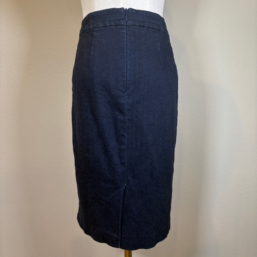 Boden Denim Pencil Skirt Size 10 - Picture 3 of 9